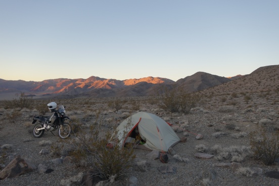 The Kelty Salida 2 in action in the Death Valley